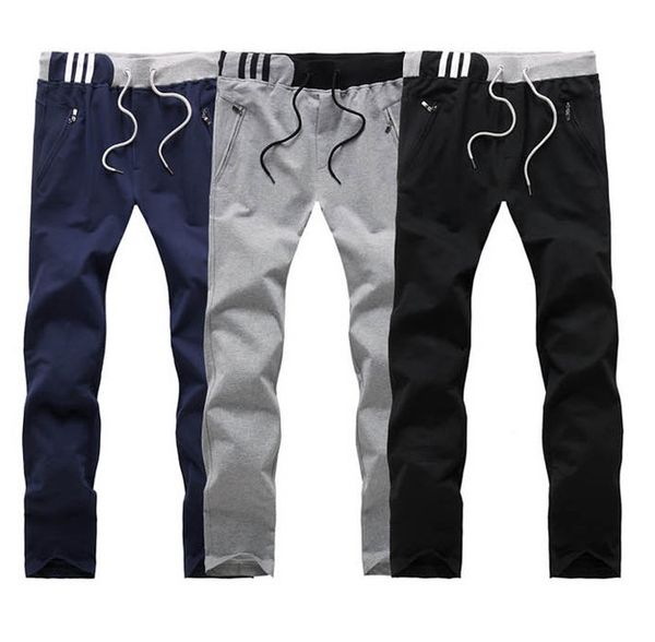

New Mens Casual Pants 2 Colors Letter Prints Drawstring Jogger Slim Sweatpants Free Shipping Large Size Sportswear L - 4XL