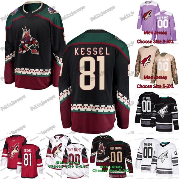 

Phil Kessel Arizona Coyotes Jersey Clayton Keller Derek Stepan Antti Raanta Victor Soderstrom Oliver Ekman-Larsson Jersey