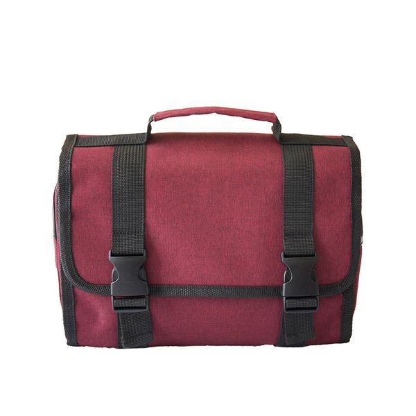 

washable cosmetic storage bathroom travel toiletry bag with hanger makeup organizer portable folding waterproof large capacity