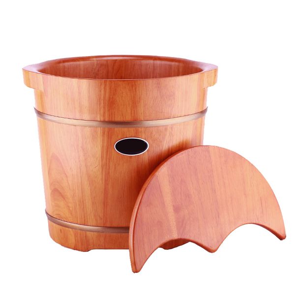 

bubble foot barrel oak foot massage bath wash footbath automatic heating thermostatic electric massage machine household ba