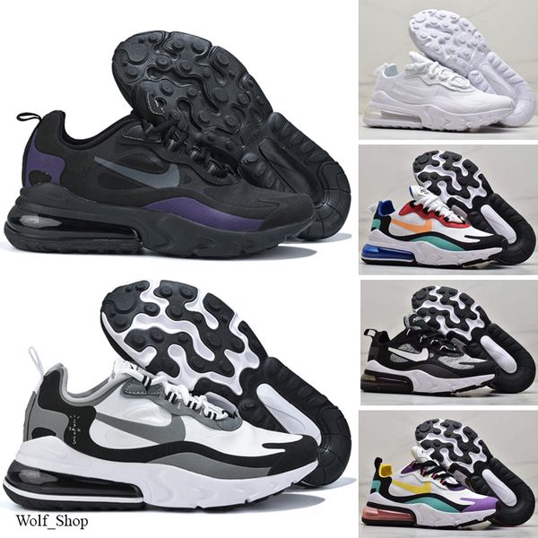 

2020 react vapors running shoes future silver gold bauhaus cinder travis scotts bred mens trainer women sports sneakers, Black