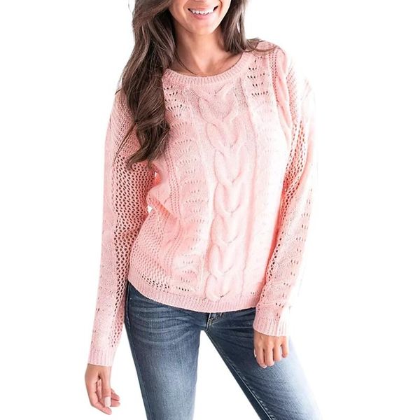 

vintage women sweater new fashion o-neck pullover winter knit basic loose female knitwear outerwear coats pull femme 9.24, White;black