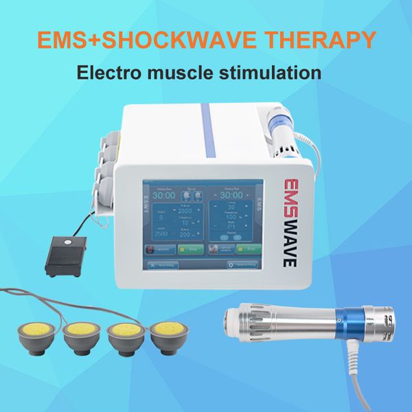 Macchina per terapia ad onde d'urto ESWT per il trattamento Ed/Attrezzatura portatile per massaggio con onde d'urto EMS e terapia del dolore sportivo