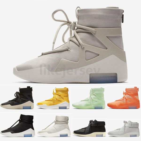 

fear of god x 1 sa 180 raid boots light bone shoot around designers fog running shoes sail amarillo air sports sneakers christmas gift, Black