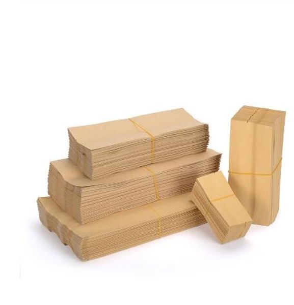 

100pcs 12g/15g/50g/100g brown kraft paper bag for packaging aluminum foil bag packing