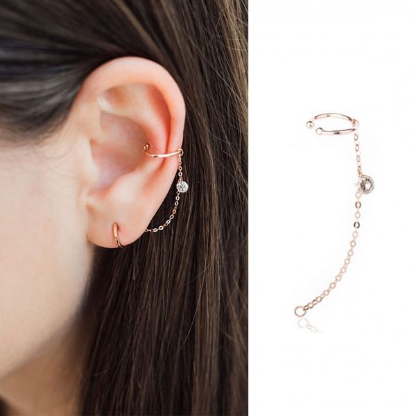 

slovecabin 925 sterling silver no piercing earrings ear cuffs clips earrings without pierced ear clip kids women fashion jewelry