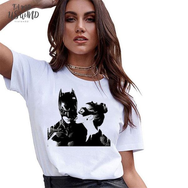 

new summer women female t shirt fashion cool tshirt tees casual short sleeve tee round neck t shirts, White