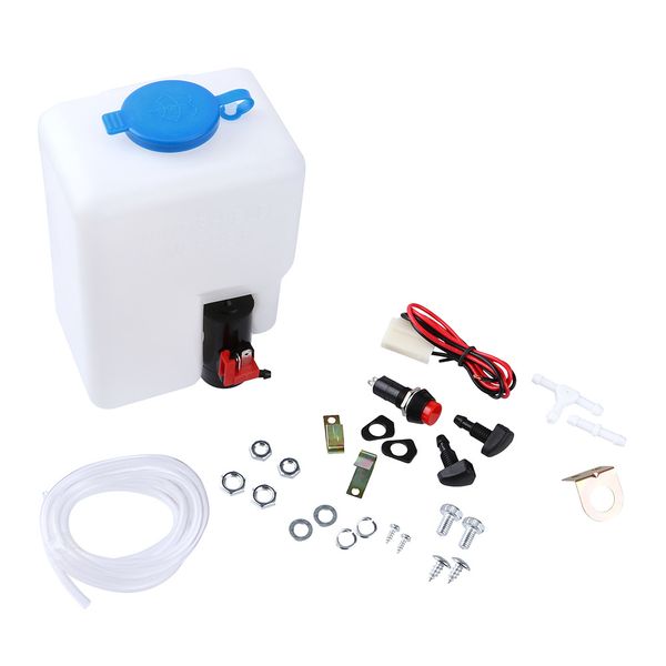 

franchise professional water pump car windshield washer reservoir pump bottle kit 12v 100w high pressure electric diaphragm