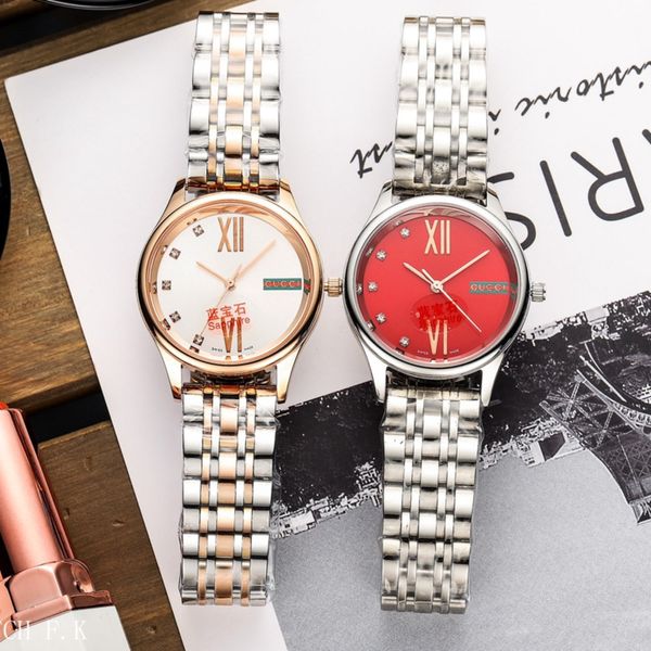 

2020 classic style women watch new wristwatches size 32*7mm @112779, Slivery;brown