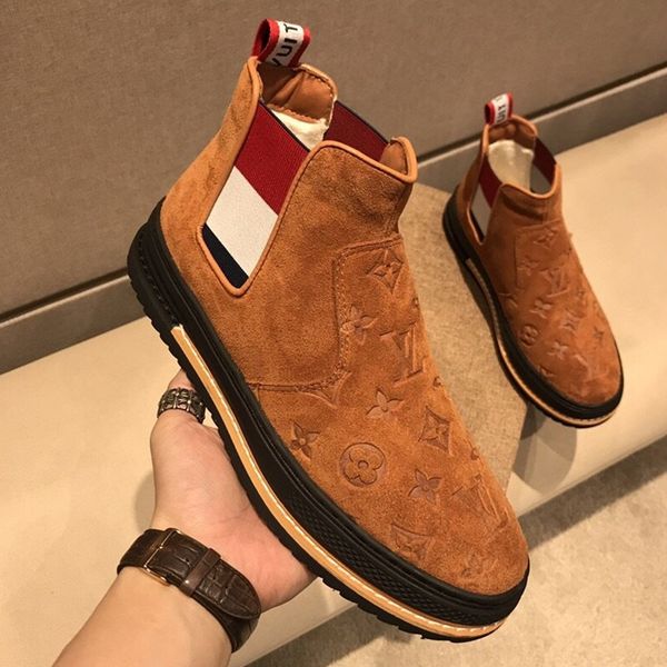 

men's boots in the pile all appropriate popular luxury leather air basketball shoes fashion shoes,with original box,1, Black