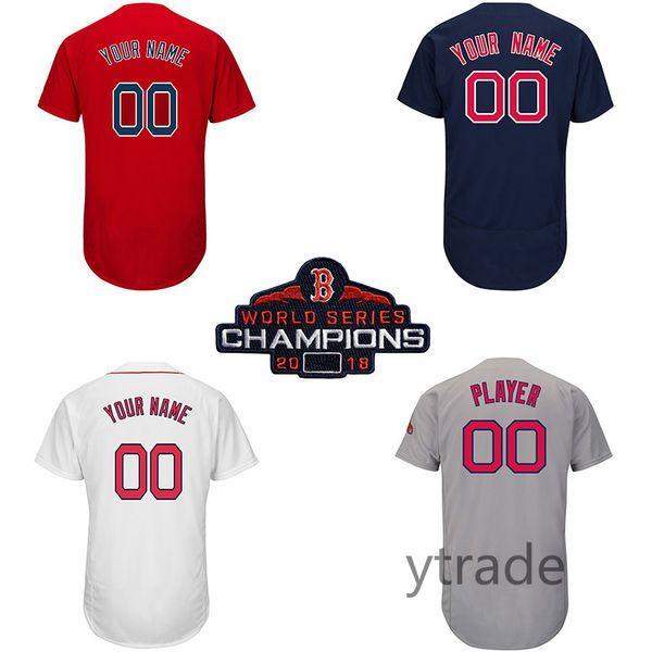 

New cu tom bo ton red 2018 world erie champion red ox mookie bett chri ale david ortiz j d martinez teve pearce ba eball jer ey