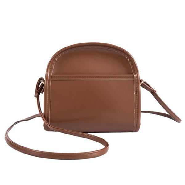 

mini pu shoulder bag for women 2019 crossbody handbags purse retro half moon pack simple macaron multicolor messenger chest bags