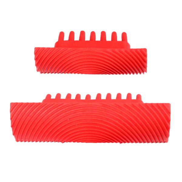 

2pcs wall decorative grain paint roller brush wall tile decor brush