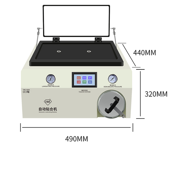

price 2 in 1 tbk 408a oca laminating machine and lcd bubble remover machine