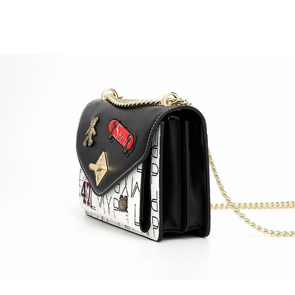 

bags ladies bags diagonal bag ladies sequins stitching golden chain fashion women bag gifts