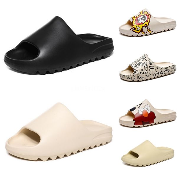 

dorawalk 2020 fashion summer women men sandals slippers hoof high heels rhinestone ribbon light-weight open toe comfort large size#621, Black;grey