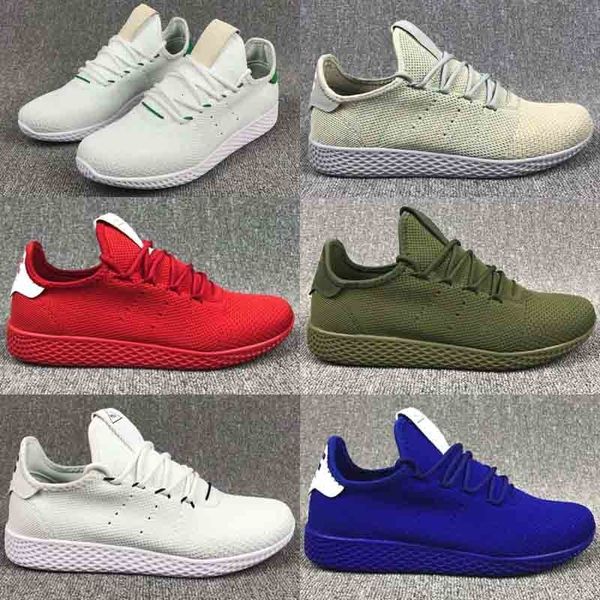 

pharrell williams tennis hu classic originals running shoes primeknit upper sports shoes running sneakers size 36-44