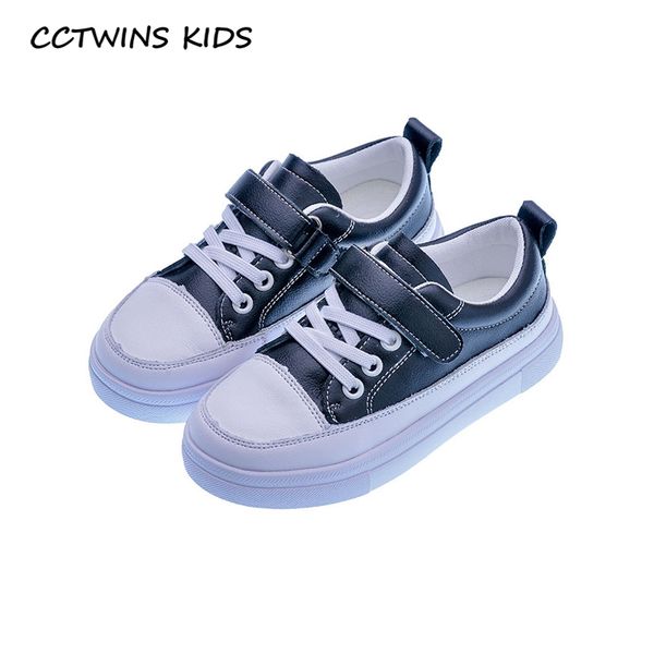 

cctwins kids shoes 2020 autumn children genuine leather trainers baby girls fashion sport sneakes boys brand casual shoes fc2830, Black