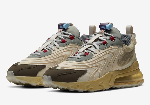 

travis scott 270 cactus trails shoes for sale with box men women casual running shoes store wholesale size36-45, Black