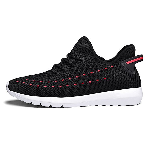 

man sneakers breathable lightweight 39~46 2019 fashion shoes men #ld942, Black