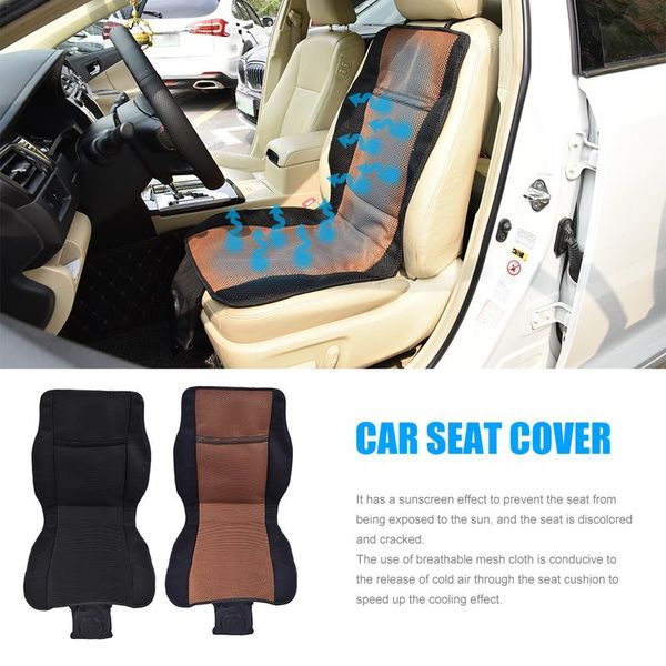

1pc 3level cooling chair cushion 12v car seat cover multipurpose ventilated mat with ac moisture-wicking breathable seat cushion