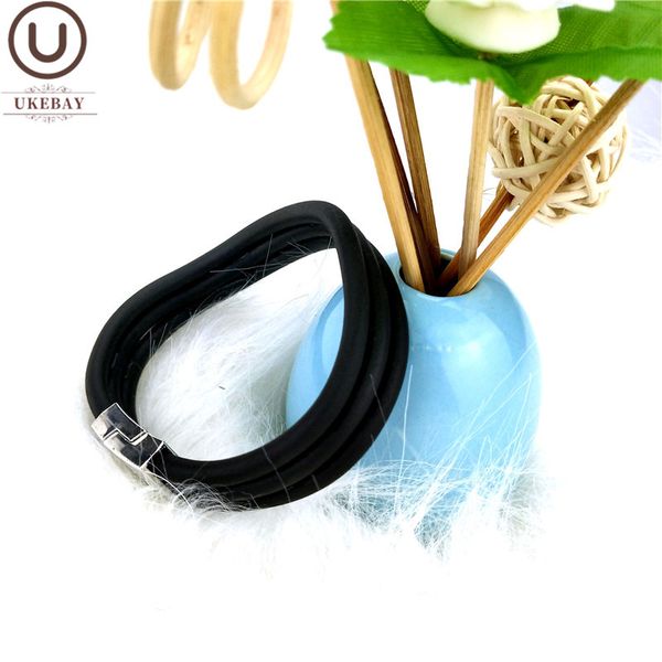 

ukebay 2020 new bracelet for women fashion charm bracelets handmade leather jewelry birthday gift black punk bangles accessories
