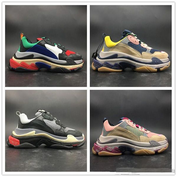 

2019 paris 17fw triple-s shoes sneaker dad shoes mens women brand designer fashion casual sports sneaker size 36-44