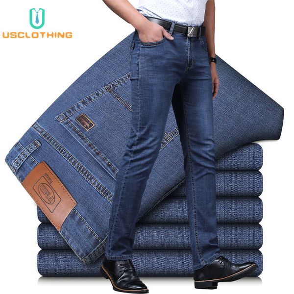 

new jeans men male jean homme mens classic fashions pants denim biker luxe pant slim fit baggy straight trousers designer jsr45, Blue