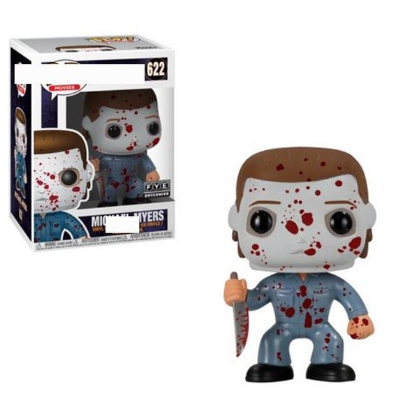 

2020 funko pop moonlight panic michael myers hand office aberdeen action figure model toy #03 #622 kids party toy