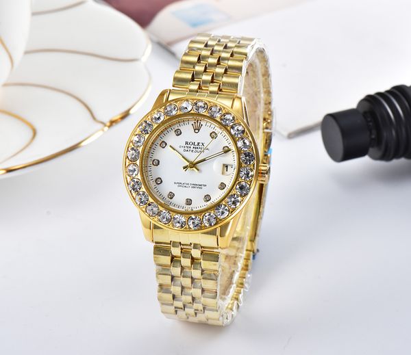 

Relogio gold luxury men automatic iced out watch men brand watch rome pre ident wri twatch red bu ine reloj big diamond watche men