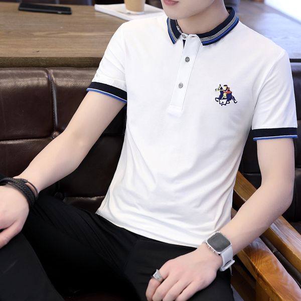 

лео коѬоким Ѭђкавом Ѭђбаки мђжин лопок polos мђжин одежда онкий вивка, White;black