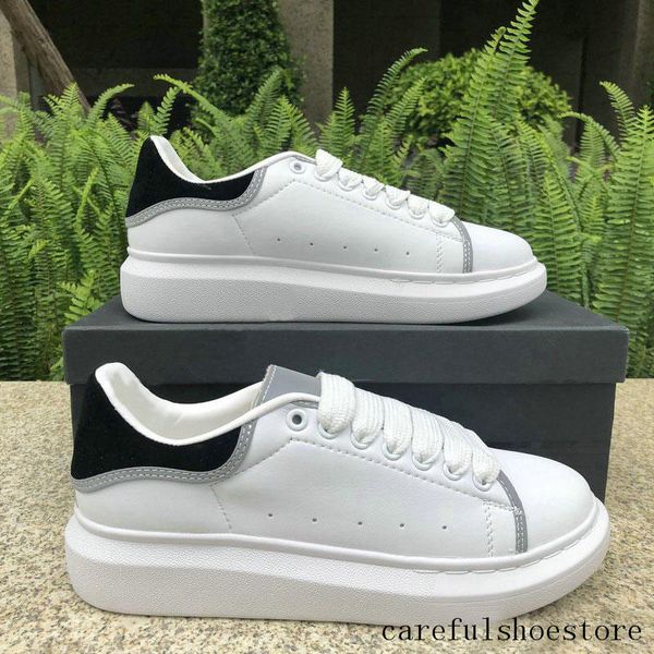 

fashion luxury mens designer shoes 3m reflective triple white black snakeskin platform women men casual shoes flat designer sneakers 36-44