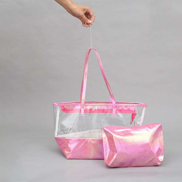

2020 new shoulder bag women's candy color transparent portable fashion multifunctional mini crossbody bag ladies