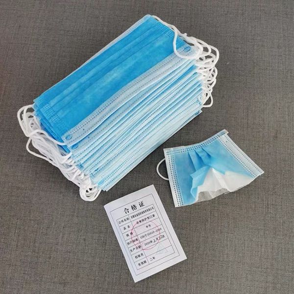 

в наличии на складе первоклассные качественные 3ply маски для лица одноразовые bfe95% маски face shield earloop с розничной упаковкой