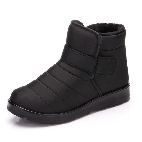 

Hot Sale 2019 New Fashion Men Boots Waterproof Ankle Snow Boots Winter Work Shoes Keep Warm Fur Men Footwear Outdoor Plush Shoes