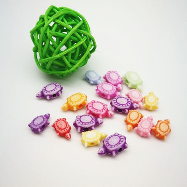 

завод прямой diy бисером материал мультфильм стиль ювелирные аксессуары черепаха-образный мыть бусины цветные пластиковые бусины