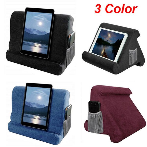 

Foldable pillow tablet read holder tand foam lap re t cu hion for ipad phone
