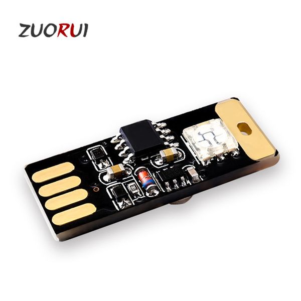 

zuorui led car usb led atmosphere light voice control dj rgb colorful music decoration interior car play decor lamp