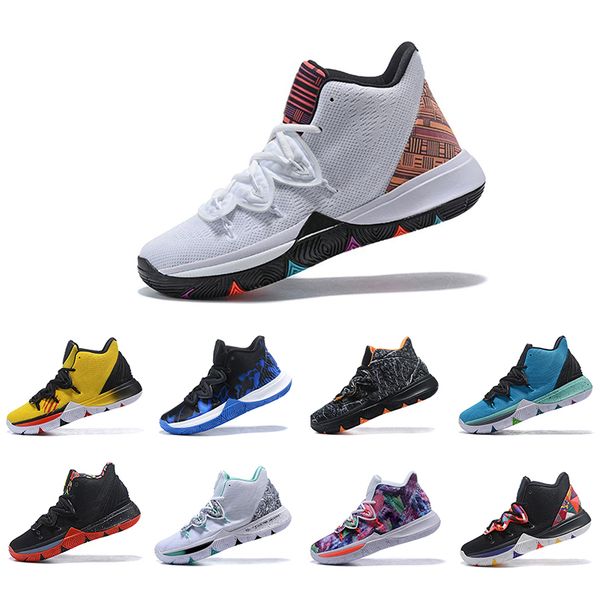 

Cheaper New Irving Limited 5 Men Basketball Shoes 5s Black Magic for Kyrie Chaussures de basket ball Mens Trainers Designer Sneakers 7-12