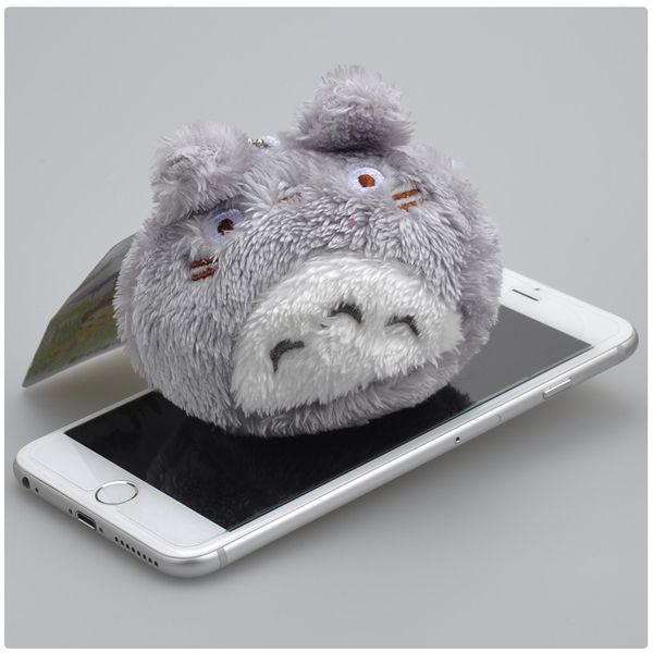 

6~8cm mini totoro cartoon anime my neighbour totoro super soft stuffed plush toy bag xmas gift kids creative handbag pendant toy