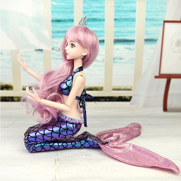 

handmade 1/4 doll mermaid princess tail costume for bjd clothing cosplay