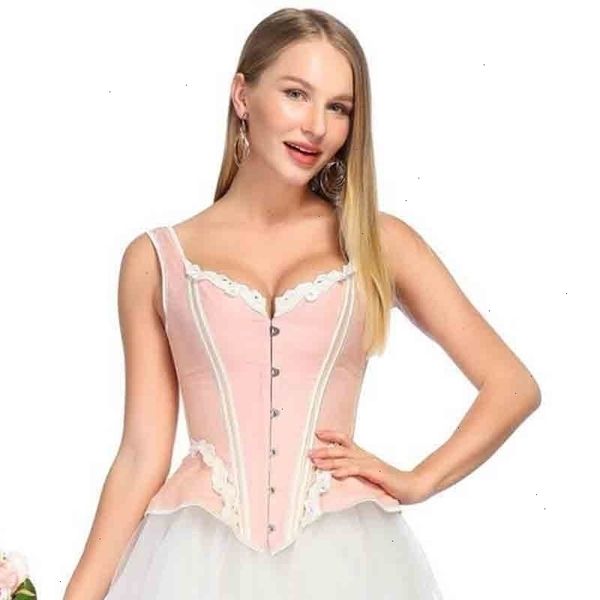 

wholesale corsets victorian corset elegant steampunk overbust corsets lace floral pattern bustier costume for women drop shipping, Black;white