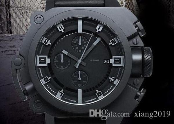 

the dark knight rises limited edition dzwb0001 dz4243 black silicone men sports watches blue light men's watch, Slivery;brown