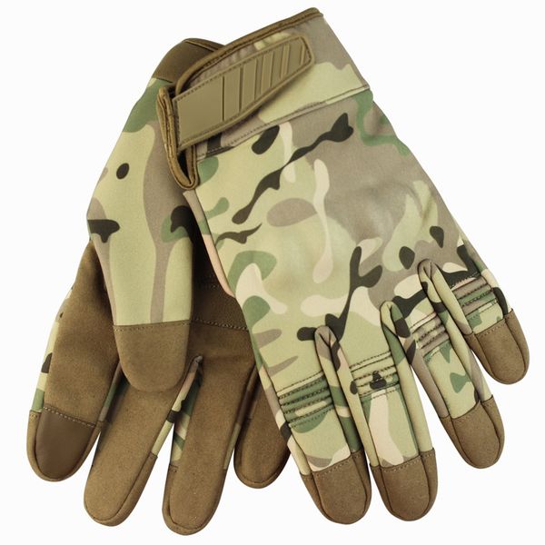 

army combat tactical gloves мужчины полный finger камуфляж пейнтбол военные перчатки ветрозащитный нагреться велосипед рукавицы handschoenen, Blue;gray