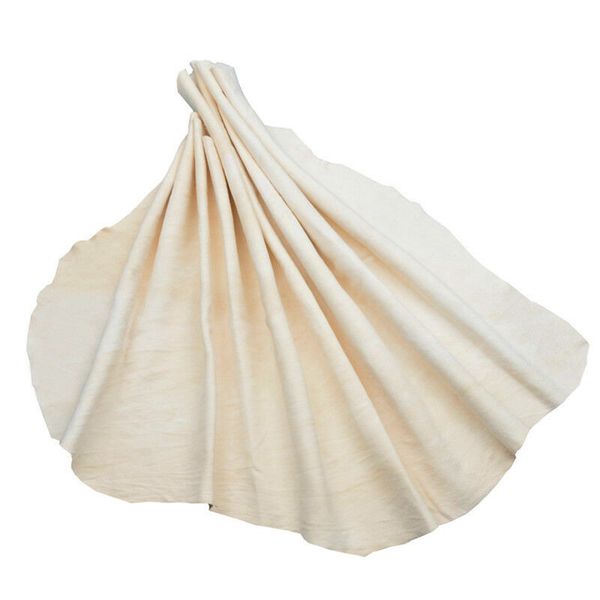 

car auto water absorbent chamois leather cloth drying towels white cleaning tool