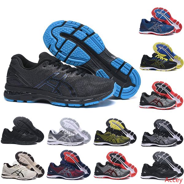 

wholesale gel-nimbus 20 sp mens running shoes blue red yellow black silver cream mens fashion mesh breathable trainers sports sneakers