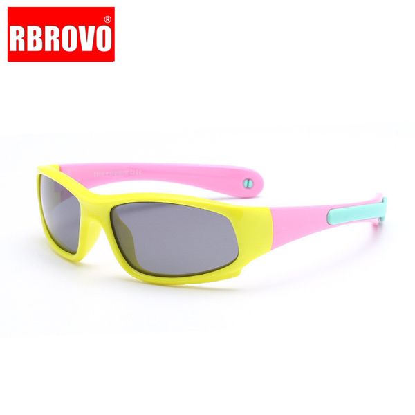 

rbrovo 2020 children sunglasses fashion radiation protection uv400 polarized sun glasses boys girls outdoor sport spectacles, White;black