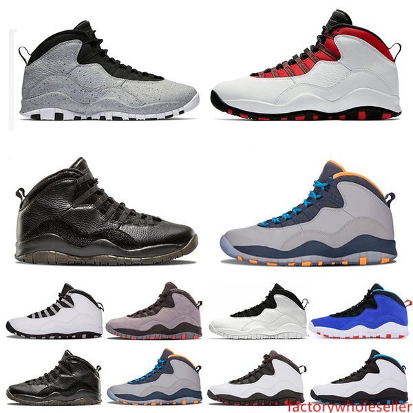 

2019 10s mens basketball shoes tinker cement bobcats grey red chicage cool grey iam back powder blue 10 mens trainers sports sneakers