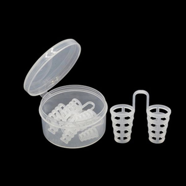 

4pcs/set useful tool clip nose anti snore silicone device aid ssnoring apnea
