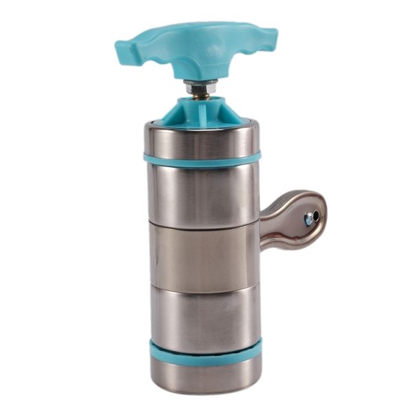 

stainless steel household manual pasta machine small cranked noodle maker sky blue manual noodle makers